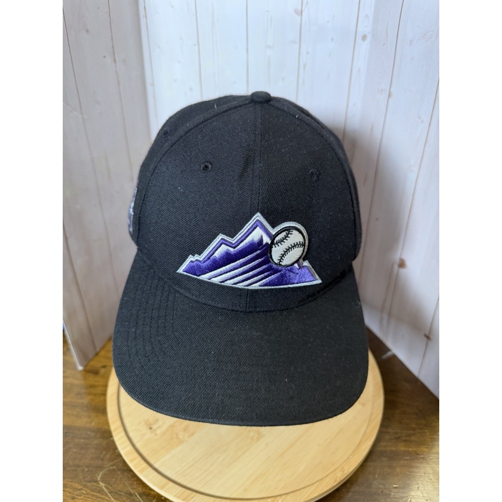 '47 Brand Colorado Rockies Vintage Franchise Snapback Hat Cap Black MLB‎